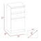 Tuhome Kamelot Dresser With Jewelry Box, Single Door Cabinet, Mirror, Two Drawers, Dark Walnut JLC6742 - alternate 7